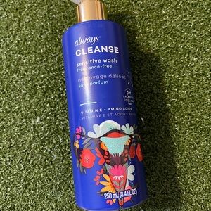 Always Cleanse Sensitive Wash - Blue with Floral Design